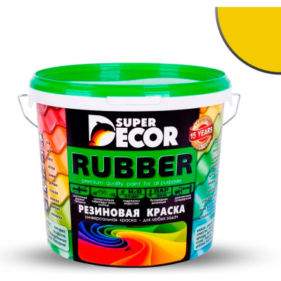Резиновая краска SUPER DECOR №03 Спелая дыня, 6 кг 4630024700318