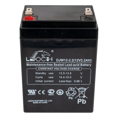 Аккумулятор для ИБП Leoch DJW12-2.2 12В, 2.2 Ач УТ-00001275