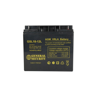 Аккумулятор для ИБП General Security GSL18-12L 12В, 18 Ач УТ-00000533