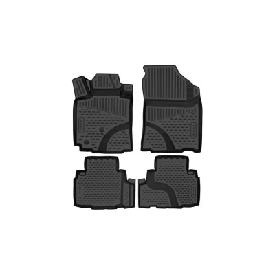 Коврики в салон Element 3D подходят для CHANGAN CS75 (Ir) 2018- / CS75 PLUS 2022-, 4 шт., полиуретан ELEMENT3DA66576210k