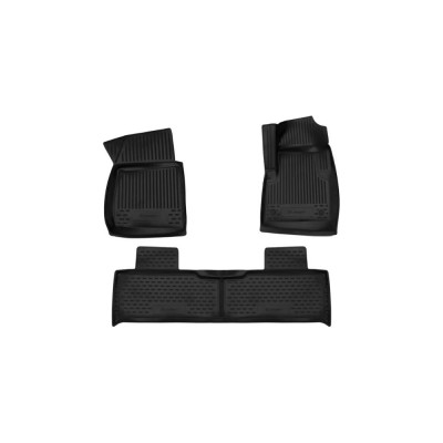 Коврики в салон Element 3D подходят для TOYOTA Land Cruiser 200 рест. 2012-, П.Р., 3 шт. (черный, полиуретан) / Тойота Ленд крузер ELEMENT3DA0N025210k