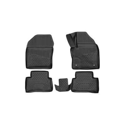 Коврики в салон Element 3D, подходит для TOYOTA Hilux, 2016-, двойная кабина, АКПП, П.Р. (ЮАР), 4 шт., полиуретан / Тойота Хайлюкс ELEMENT3D48153210k