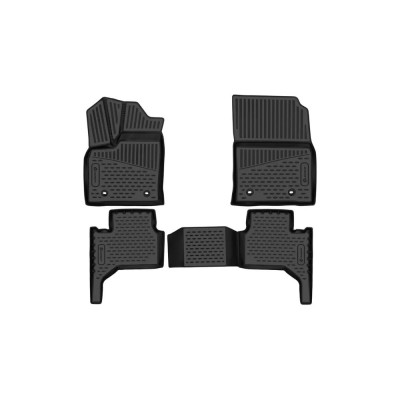 Коврики в салон Element 3D подходят для TOYOTA Land Cruiser (300 Series) 2021- внедорожник, 5 мест, 4 шт., полиуретан / Тойота Ленд крузер ELEMENT3DA66914210k