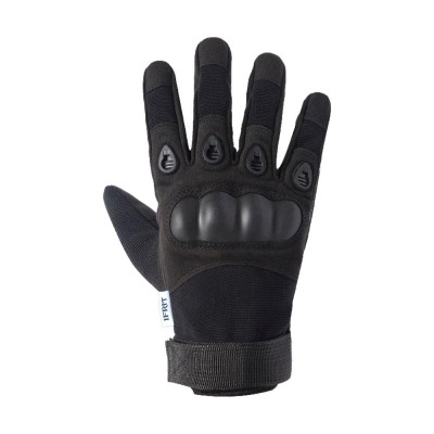 Тактические перчатки Ifrit ARES замша, нейлон, пластик, черный, р.M Рук-601-М 4630086585663