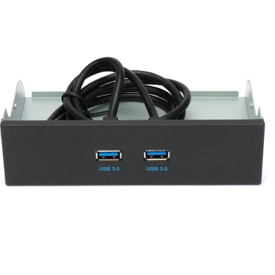 Планка usb 3.0 Gembird на переднюю панель 5.25", 2xusb-a 3.0, FP5.25-USB3-2A