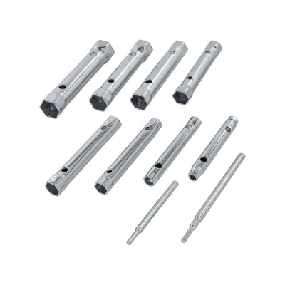 Набор трубчатых торцовых ключей Rockforce 10пр 6x7,8x9,10x11,12x13,14x15,16x17,18x19,20x22, в блистере RF-50817B(47304)