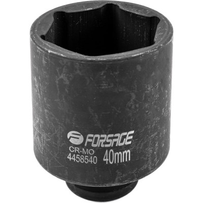 Головка ударная глубокая 6-гранная 40 мм, 1/2"DR Forsage F-4458540(52969)