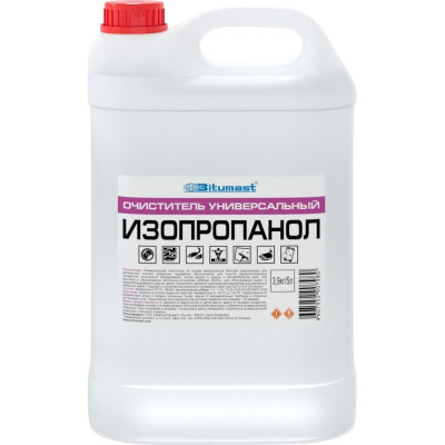 Очиститель универсальный Bitumast «Изопропанол» 5 л/3,9 кг 4607952907980