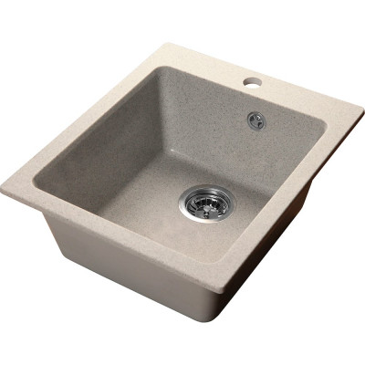 Мойка AQUA PRO BOXY SA-B505 1 чаша SANTREK 427*505 мм (серый-310) (+сифон) 313772