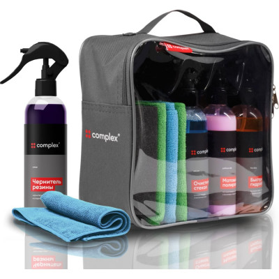 Набор автохимии для салона и кузова автомобиля / автокосметичка Complex 1164КС