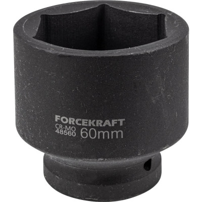 Головка ударная 6-гранная 60 мм, 1"DR Forcekraft FK-48560(56364)