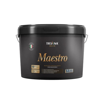 Декоративное структурное перламутровое покрытие TICIANA DELUXE Maestro (4 л) 4300012601