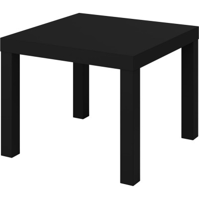 Журнальный, придиванный стол СТИМ Лайк 55x55 см, черный 950000799