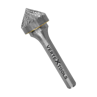 Бор-фреза по металлу твердосплавная, зенкер 90 град., тип K, 16 мм vertextools 3648-16