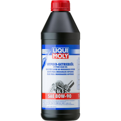 Трансмиссионное масло LIQUI MOLY Hypoid-Getriebeoil минеральное, 80W-90, GL-5, 1 л 4406