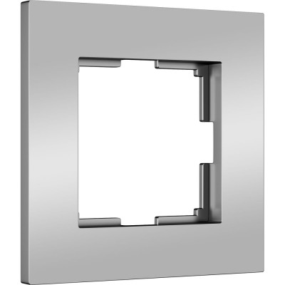 Рамка WERKEL на 1 пост slab (серебро матовый) a062811