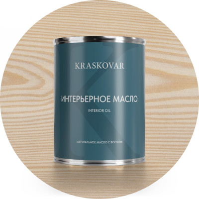 Масло интерьерное Kraskovar Белоснежный 0,75л 1448