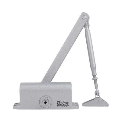 Дверной доводчик DORF economy l-8222 45 кг, серебро, 1 к - 1 шт. eco L8222_siver_eco