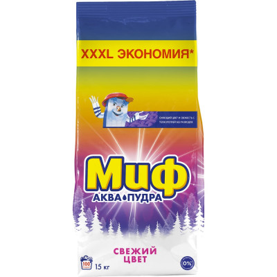 Стиральный порошок МИФ Морозная свежесть 15кг 0001003760