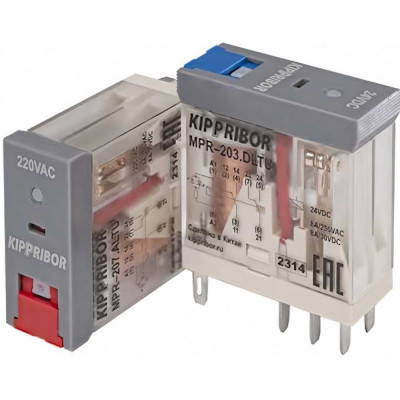 Промежуточное реле KIPPRIBOR Mpr-207.altu mpr, 8а, 220vac УТ-00000587