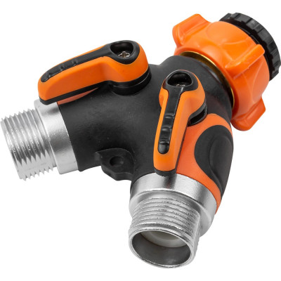 Распределитель двухканальный с кранами WMC TOOLS WMC-TG7207019-2(56412)