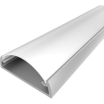 Комплект алюминиевого профиля Ledcraft с экраном и заглушками LC-LP0624M20-2 1617000008