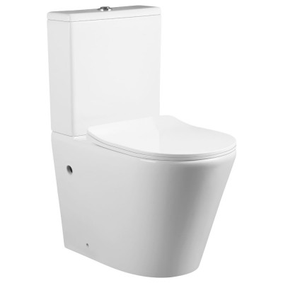 Напольный унитаз-компакт Cerutti SPA sella ct безободковый, сиденье с микролифтом 9864
