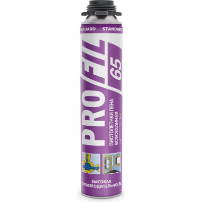 Пистолетная пена PROFIL 65 Standart 12_720 мл всесезонная 199019