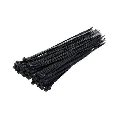 Нейлоновая стяжка-хомут Elematic чёрная, 135x2,5 мм, 100 шт. 5305