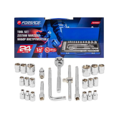 Набор инструментов Forsage 24пр. 1/2" ( 6гр) F-4245B-5(57880)