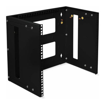 Кронштейн настенный Cabeus 19" 9U, цвет черный NC-9U-BK