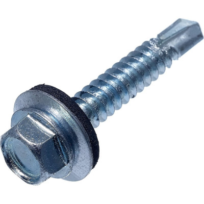 Саморез Стройметиз кровельный 4,8x35 мм, цинк, 100 шт. 00000023770 20702388