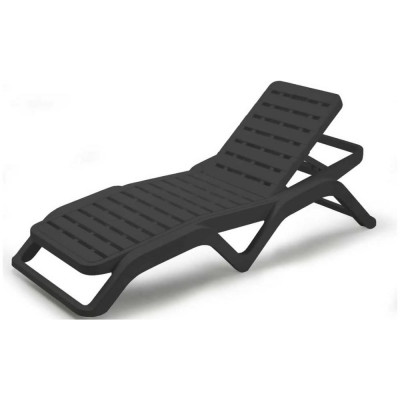 Шезлонг IPAE-PROGARDEN SCIROCCO антрацит 11901