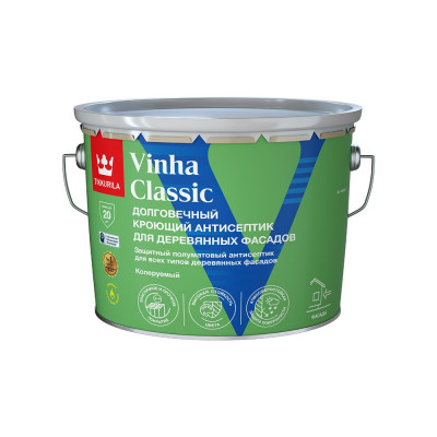 Антисептик кроющий Tikkurila VINHA CLASSIC VVA п/мат 9л 700014055