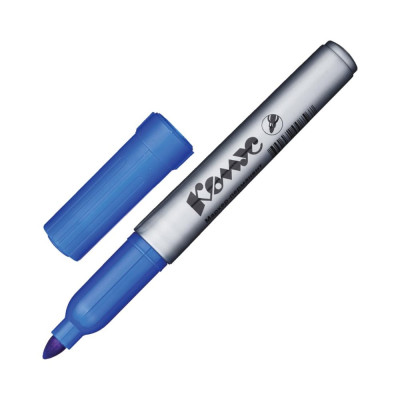 Перманентный маркер Комус PY2304 синий, 1-4 мм, круглый наконечник 162959