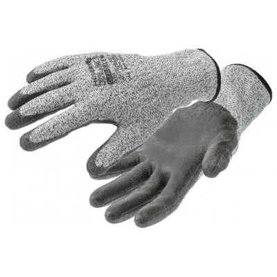 Перчатки рабочие HOEGERT TECHNIK FUHSE HPPE с защитой от порезов, покрыты полиуретаном 11 HT5K763-11
