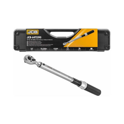 Ключ моментный JCB 20-120Нм, 3/8" JCB-6473390(58598)