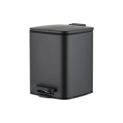 Ведро для мусора Homium Bin, с педалью, цвет черный HS-PBSR010bl5