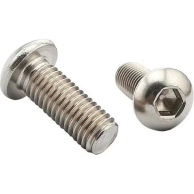 Винт ЦКИ ISO7380, М6х20 10.9, цинк, HEX4, 50 шт. 2404007