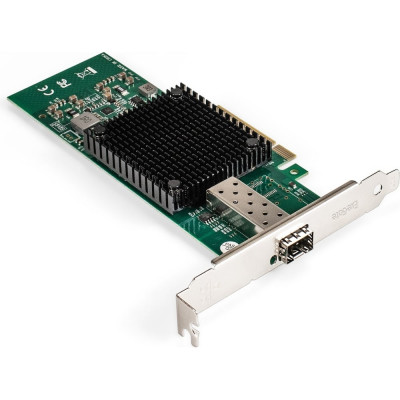 Сетевой адаптер ExeGate EXE-X520-DA1 PCI-E x8 v3.0, порты 1xSFP+ 10Gb s 10 5 2.5 1Gb s, 100Mb s, Server NIC Intel Chipset JL82599EN 296227