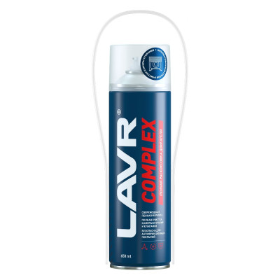 Раскоксовка двигателя пенная LAVR Complex, 650 мл Ln2512