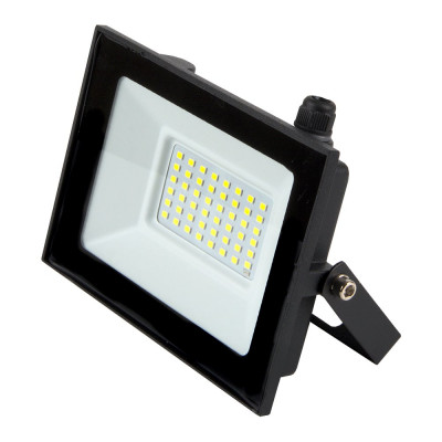 Светодиодный прожектор с датчиком освещенности General Lighting Systems 50Вт 860Лм 6500К Холодный белый свет IP65 Черный GTAB-S1-50BT-IP65-6 403224
