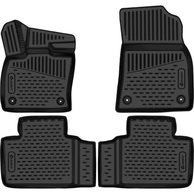 Коврики 3D в салон Element подходят для GEELY Atlas Pro (FX11) 2023 - 4шт. (полиуретан) / Джили ELEMENT3DAN0682210k