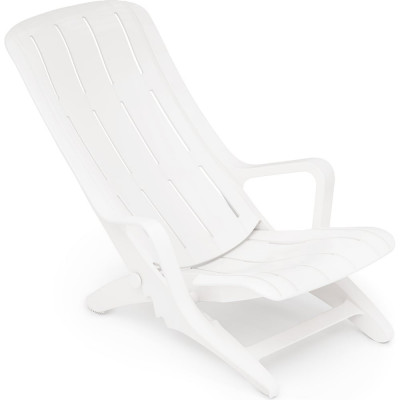 Кресло-шезлонг ЗПИ "Альтернатива" белый М8899
