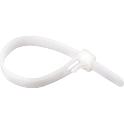 Хомут многоразовый DKC Р6.6, белый, 7,6x370, 1 шт. 25254SR