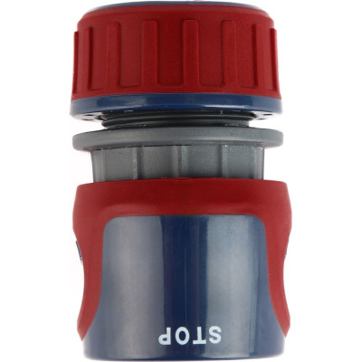 Коннектор для шланга Fachmann быстросъёмный 1/2" с аквастопом Garten Experte 05.160