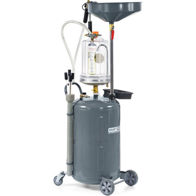 Установка для слива и откачки масла/антифриза KraftWell с подъемной ванной и мерной емкостью, 100 л KRW1839.80L