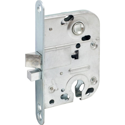 Врезной замок Аллюр 2018 ZP хром, б/о, б/ручки 14133