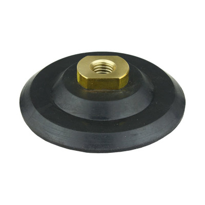 Тарелка опорная Diamond Industrial 100 мм М14 резиновая средняя для АГШК (черепашки) с липучкой DIDN100SRM