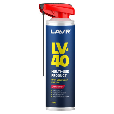 Смазка многоцелевая LAVR LV-40, 335 мл Ln2429